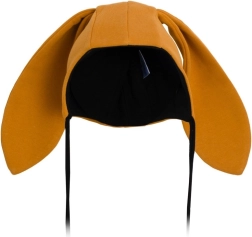 Gorrito infantil de algodón con orejitas New Baby Favorite marrón (9–12 meses)