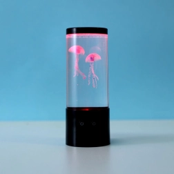 Lámpara LED con medusas flotantes