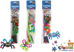 Set creativo para niños – 5 tipos en bolsa 8 × 38 cm