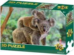 Rompecabezas 3D de koalas