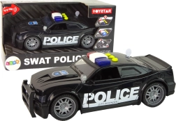 Coche de policía 1:14 Luces Sonidos negro