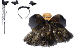 Set de carnaval mariposa – negro