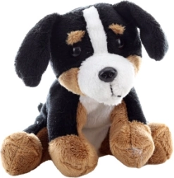 Perro de peluche boyero de Berna 15 cm