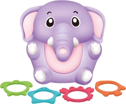 Elefante para el baño con aros