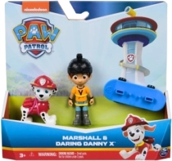 Set de figuras PAW PATROL Marshall y el intrépido Danny X