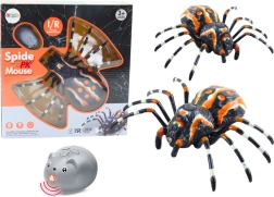 Araña teledirigida con control infrarrojo y efectos de vapor y luz