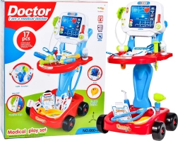 Set médico móvil a pilas – azul