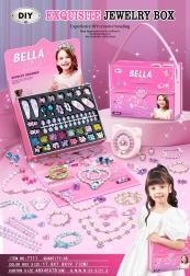 Set creativo para hacer joyas para niños con accesorios en un bolso