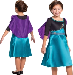Disfraz infantil de Anna Disney Frozen (Reino de Hielo) 7–8 años