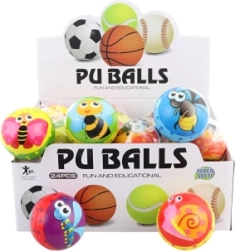 Pelota de espuma con motivo de insectos 7 cm