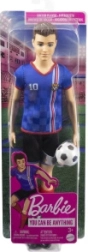 Barbie Ken futbolista con camiseta azul