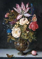 Puzzle Art: Naturaleza muerta con flores 1000 piezas