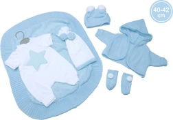 Llorens conjunto de ropa para muñeco bebé grande 40-42 cm