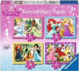 Puzzle Ravensburger Disney Princesas 4en1