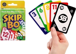 Mattel Skip-Bo juego de cartas familiar