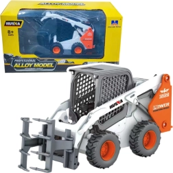 Cargador de ruedas metálico con garra 1:50 blanco