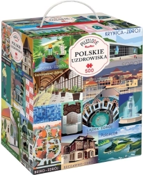 Puzzle Puzzlove Ciudades balnearias polacas 500 piezas