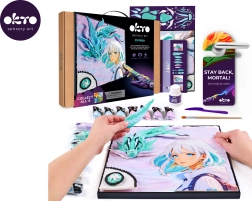 Okto manga motivo elemento Viento set artístico 30 × 40 cm