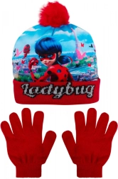 Gorro y guantes Ladybug
