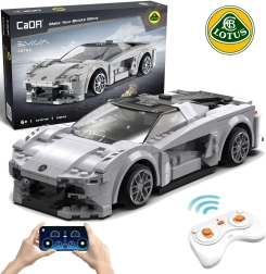 Set de construcción CaDA RC coche deportivo LOTUS Evija, gris, 308 piezas, Modo Dual