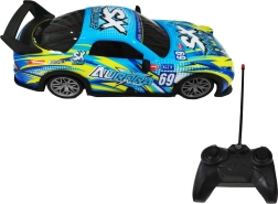Coche RC luminoso con control remoto 20 cm