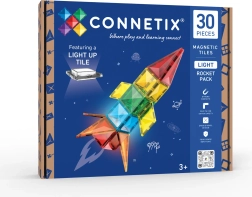 CONNETIX set luminoso cohete, 30 piezas