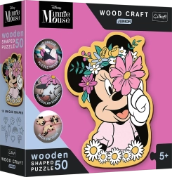 Puzle de madera junior En el mundo de Minnie 50 piezas