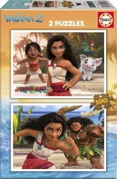 Puzzle EDUCA VAIANA 2 – 2×100 piezas