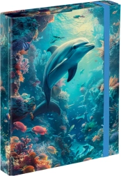 Carpeta para cuadernos escolares BAAGL Delfín A5