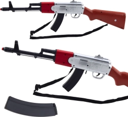 Rifle de juguete con sonido y correa 65 cm