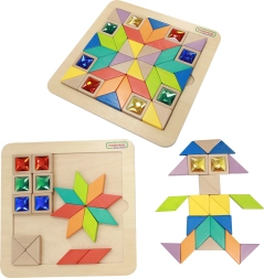 Masterkidz Mosaico Tangram Montessori Aprendizaje de formas y colores