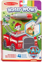 Pintura mágica con agua PATRULLA CANINA – cuaderno para colorear con bolígrafo de agua, 19 × 28 cm, 4 hojas