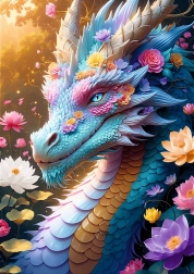 Puzle Dragón colorido 1000 piezas TREFL