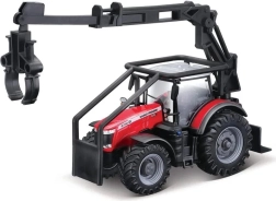 Modelo metálico de tractor MASSEY FERGUSON 8740S – tractor forestal 10 cm