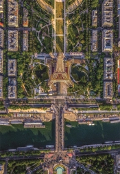 Puzle de 1500 piezas con motivo de la Torre Eiffel - Clementoni