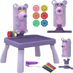 Proyector infantil para dibujar con mesita (osito)