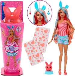 Barbie Pop Reveal Shakes muñeca con conejito y sorpresas