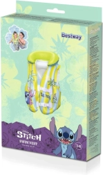 Chaleco de natación infantil hinchable STITCH 51 × 46 cm
