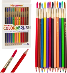Lápices acuarelables con pinceles 2 en 1 Colores 12 uds