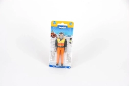 Bruder Bworld figura de conductor de moto de nieve