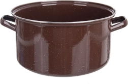 Olla esmaltada marrón 36 cm, 15 l