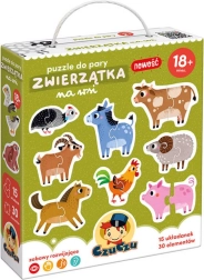 CzuCzu rompecabezas en parejas – animales de la granja (18+ meses)