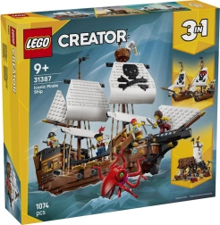 LEGO Creator 3 en 1 Barco pirata legendario
