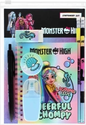 Set escolar MONSTER HIGH con estuche y cuaderno