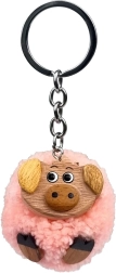 Llavero de madera 2Kids Toys con pompón cerdito