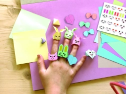 Kit creativo de origami Kawaii: joyas de animalitos