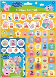 Set de pegatinas 190+ Peppa Pig