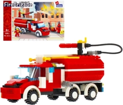 Set de construcción de bomberos con accesorios – camión de bomberos 299 piezas (6+)