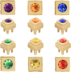 Masterkidz bloques diamantados acrílicos de colores para tablero STEM, 72 piezas