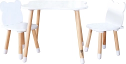 Mesa y silla infantil de madera Oso FreeON